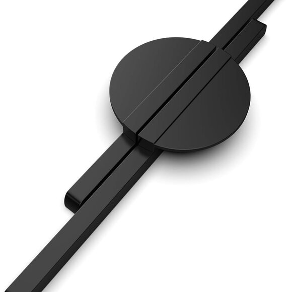 2 Pack Black Cabinet Pulls Half Moon Drawer Pulls Semicircle Kitchen Cabinet Han - Picture 1 of 8